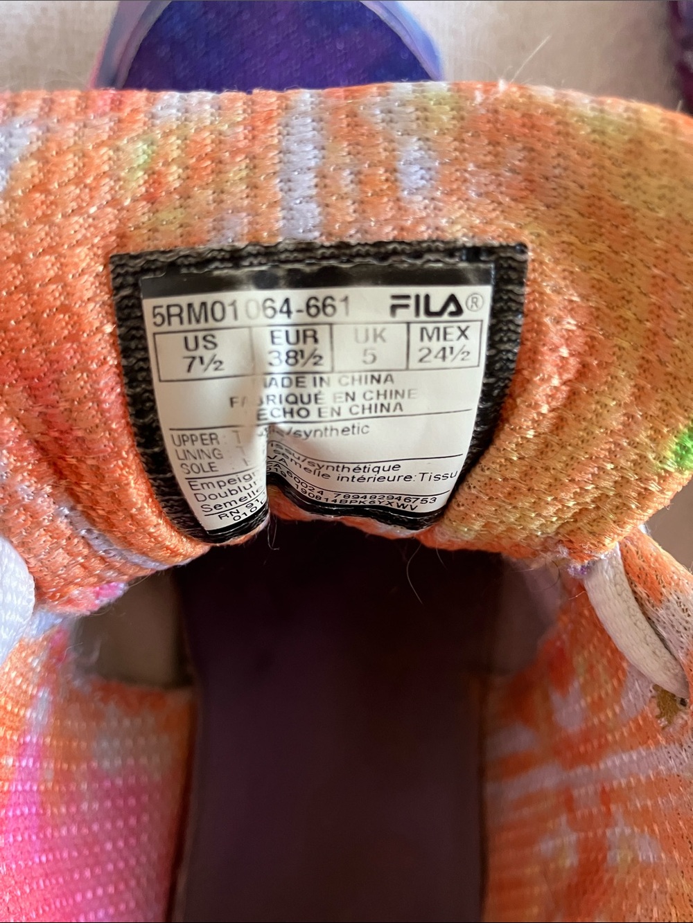 FILA | Tie Dye Sneakers - Picture 3 of 7